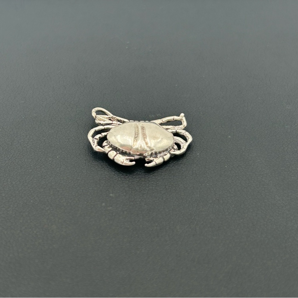 Sterling Silver Crab Pendant